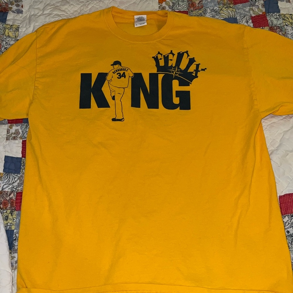 Vintage Felix Hernandez the king Seattle Mariners T-shirt